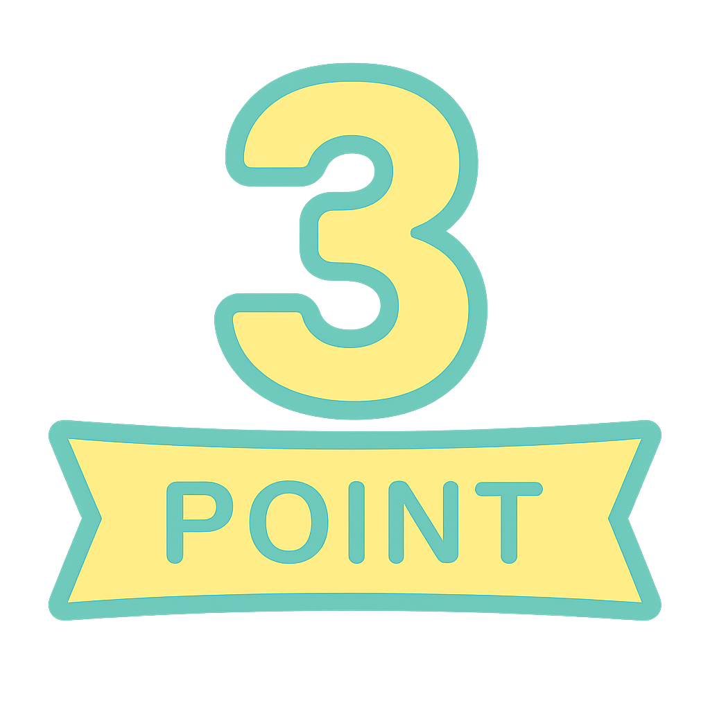 3つのPOINT